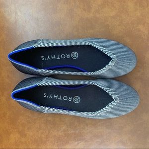 Rothy’s grey knit 8.5 round toe flat
